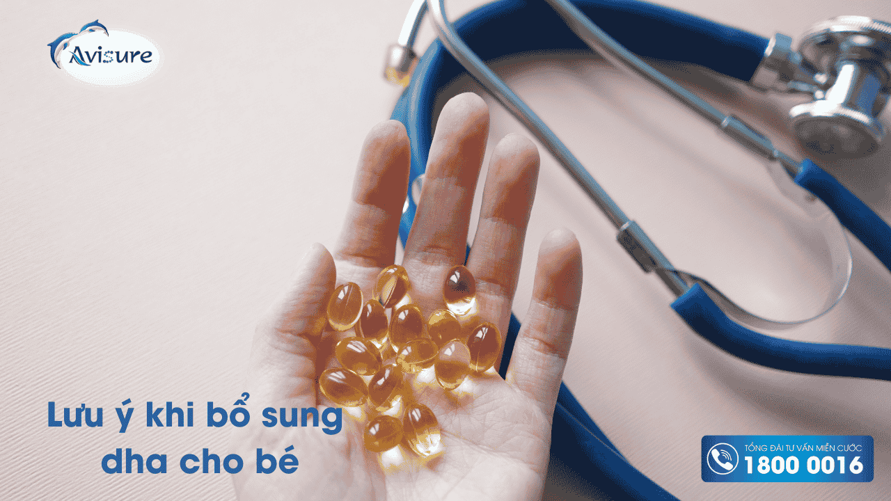 Những lưu ý kh bổ sung dha cho trẻ nhỏ